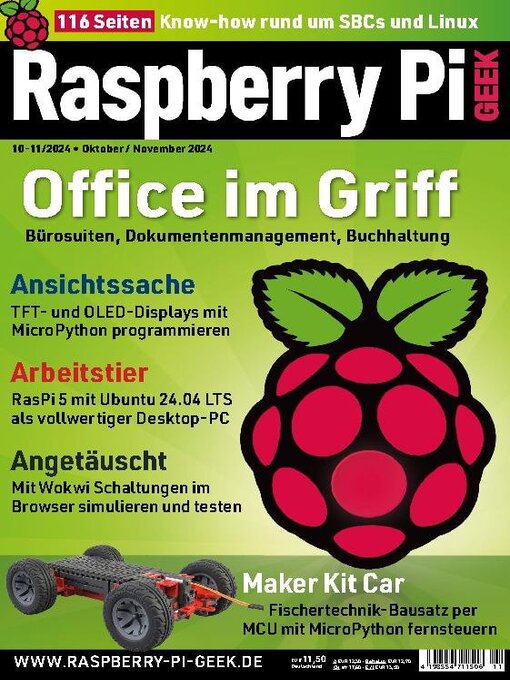 Title details for Raspberry Pi Geek by Computec Media GmbH - Available